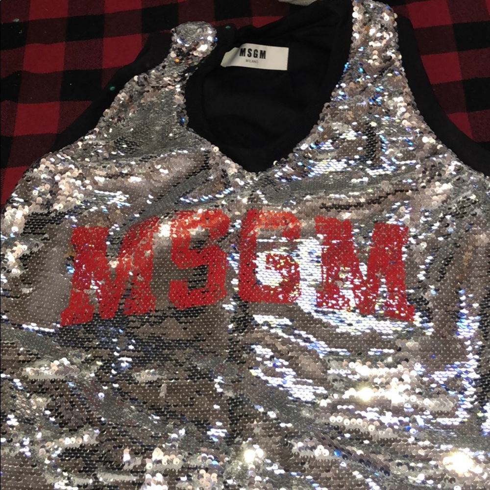 MSGM sequin jersey dress!